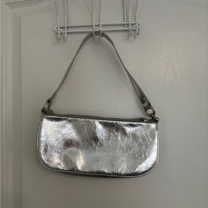 urban outfitters metallic shoulder bag
